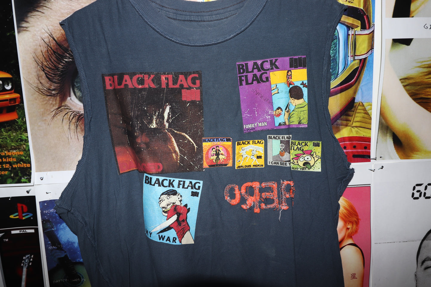 BLACK FLAG CUT OFFFF (L)