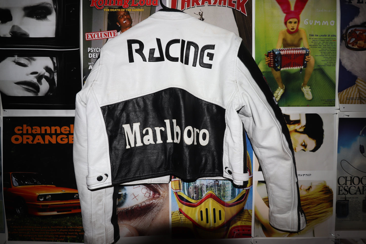 **MARLBORO LEATHER JACKET (M)
